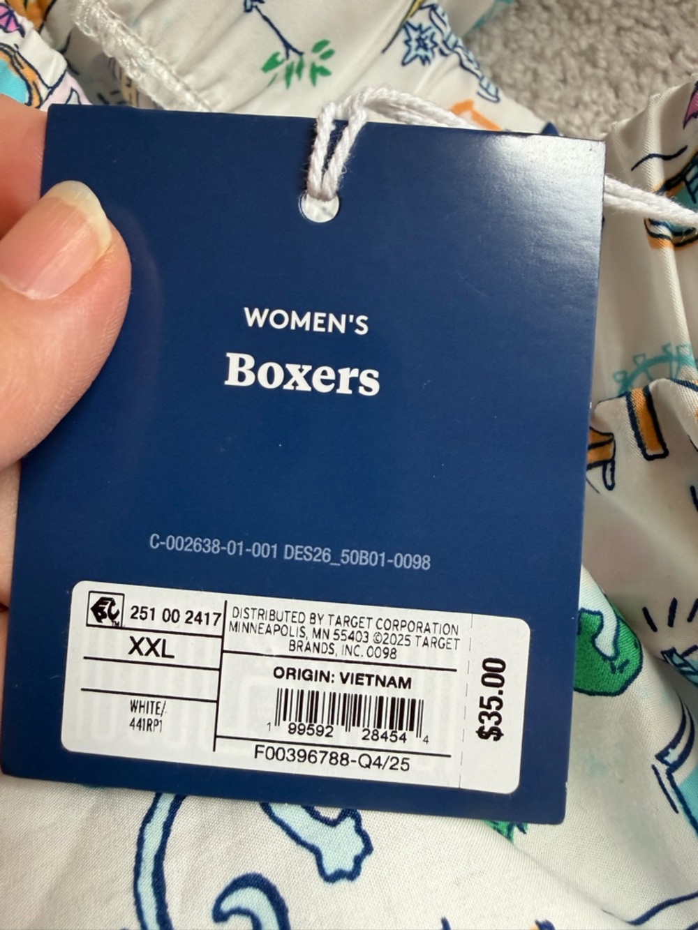 Roller Rabbit X Target Boxer Shorts NWT XXL - Picture 2 of 3